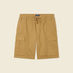 Bermuda droit cargo camel homme
