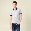 Polo éco-responsable blanc homme