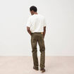 Jeans straight longueur 32 denim marron homme