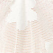 T-shirt manches courtes ajouré creme femme