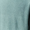 Pull manches longues col rond bleu gris homme