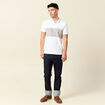 Polo manches courtes taupe homme