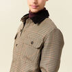 Veste oversize courte manches longues beige homme