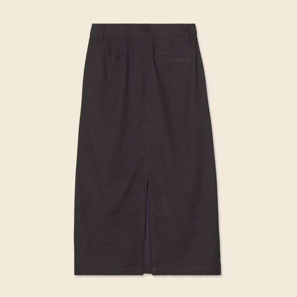 jupe longue droite gris femme Jupe longue droite gris femme