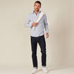 Chemise éco-responsable bleu clair homme
