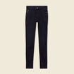 Jeans skinny taille haute denim blue black femme