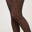 Collants fantaisie noir femme