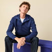 Sweat manches longues bleu fonc&eacute; homme