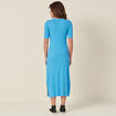 Robe longue bleu femme