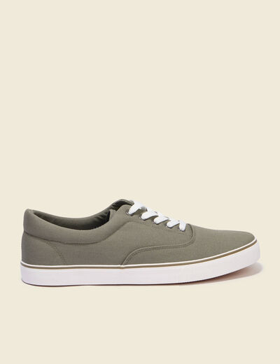 Tennis vert kaki homme