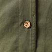 Salopette fluide boutonnée vert foncé femme