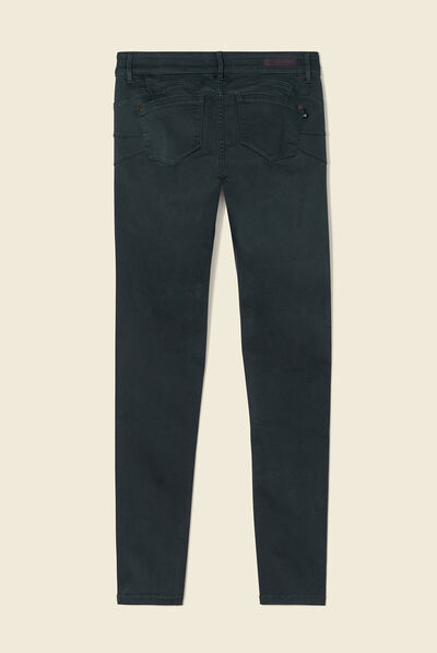 Pantalon Audrey - skinny push up vert foncé femme