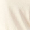 Pull col v manches longues en coton creme femme