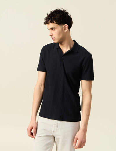 Polo manches courtes noir homme