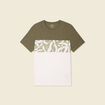 T-shirt manches courtes vert kaki homme