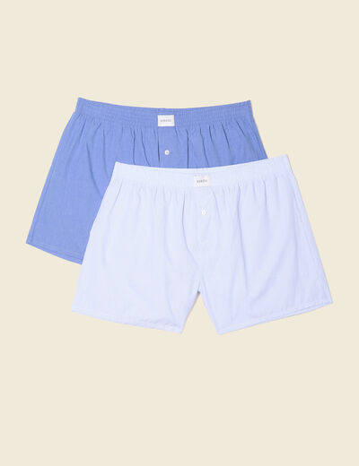 Lot 2 caleçons bleu foncé homme