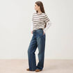 Jeans large taille standard denim stone femme