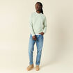 Sweat manches longues vert clair homme