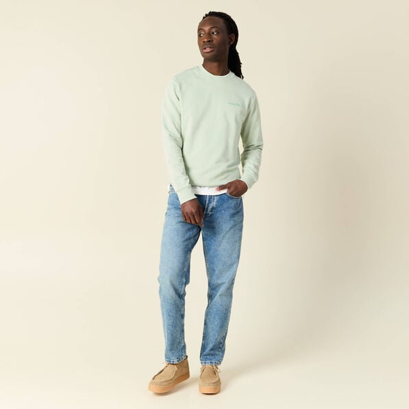 sweat manches longues vert clair homme Sweat manches longues vert clair homme