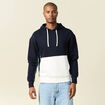 Sweat à capuche bleu marine homme