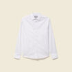 Chemise manches longues blanc homme