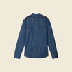 Chemise manches longues jean denim brut homme
