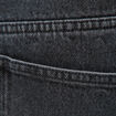 Jeans large longueur 32 en coton denim noir homme