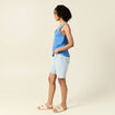Débardeur sans manches bleu femme