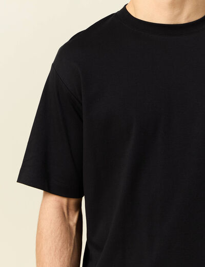 T-shirt manches courtes noir homme