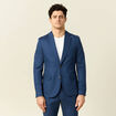 Veste blazer cintré bleu foncé homme