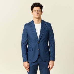 Veste blazer cintré bleu foncé homme