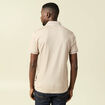 Polo manches courtes taupe homme