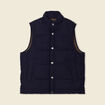 Doudoune sans manches bleu marine homme