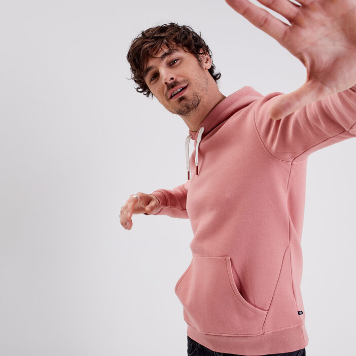 Sweat manches longues rose homme