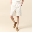 Bermuda droit ecru homme