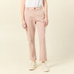 Pantalon chino cigarette rose clair femme