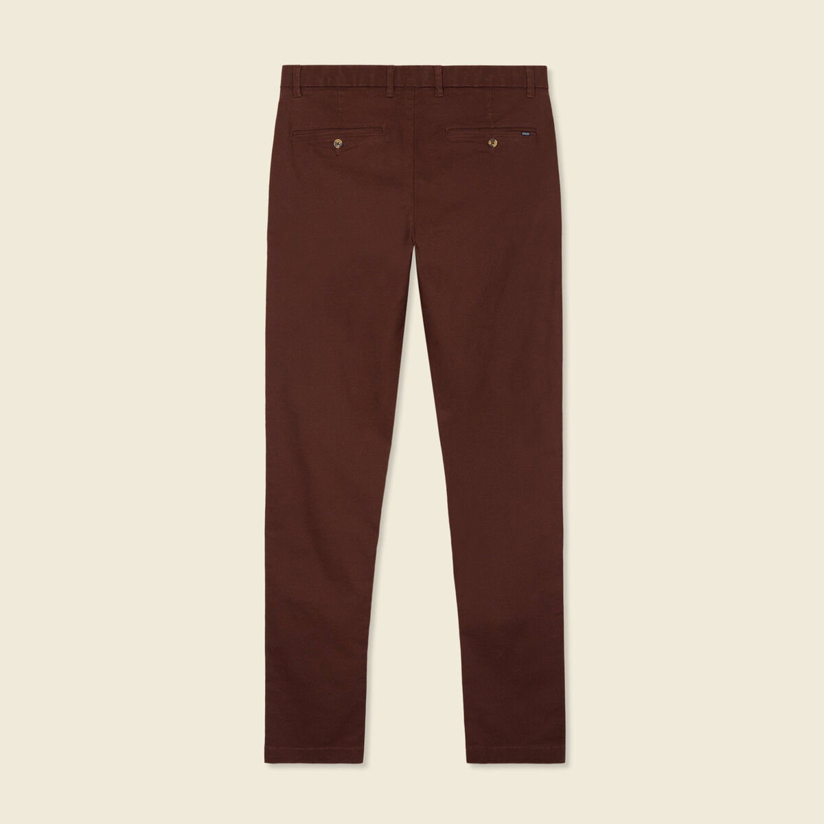 Pantalon slim Instinct chino bordeaux homme