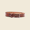 Ceinture en cuir marron homme