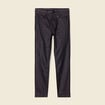 Pantalon skinny enduit push up denim noir enduit femme