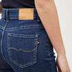 Jeans bootcut denim brut femme