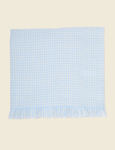 &Eacute;charpe bleu gris femme