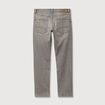 Jeans straight longueur 32 en coton denim snow gris homme