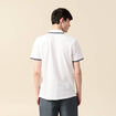 Polo éco-responsable blanc homme