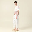 T-shirt manches courtes rose pastel homme