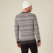 Pull manches longues ecru homme