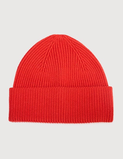 Bonnet orange homme