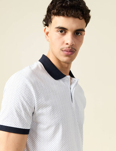 Polo éco-responsable vert olive homme