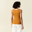 Débardeur sans manches camel femme