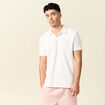 Polo manches courtes ecru homme