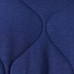 Gilet matelassé bleu foncé femme